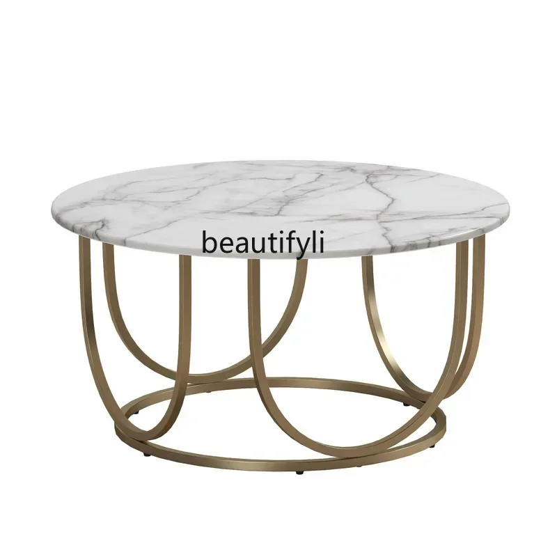 

ss1001 Modern simple marble coffee table Nordic style small apartment sofa side table living room tea table