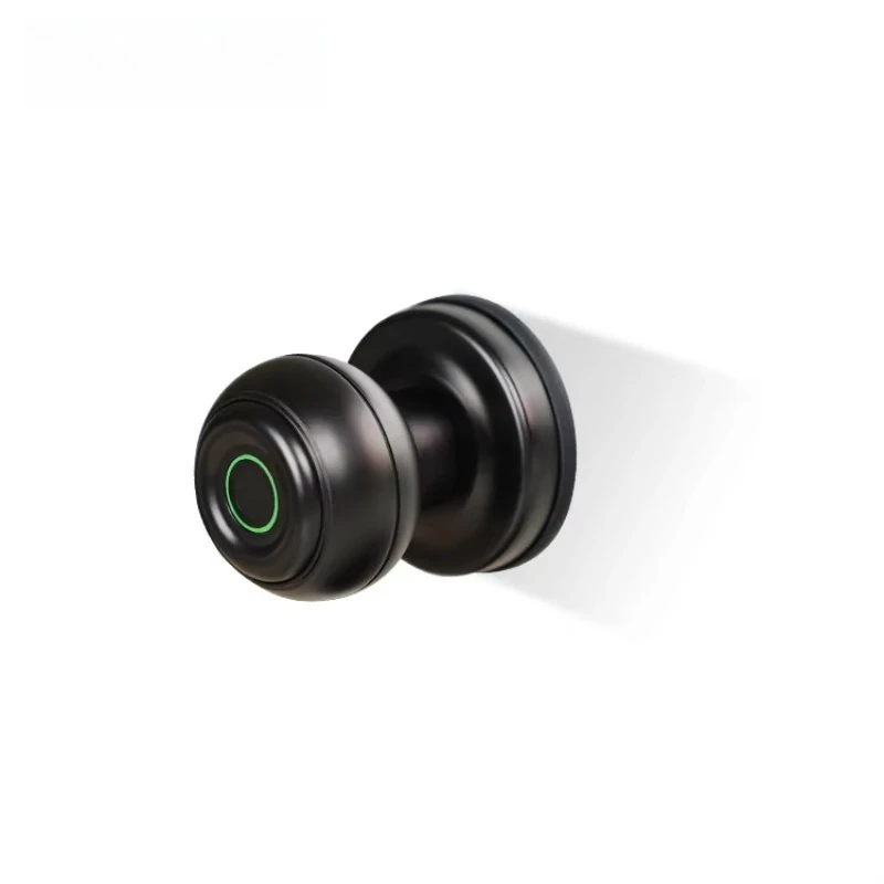 Free Delivery Wifi Bluetooth Lock App Fingerprint Key Smart Cylinder Round Knob Door Lock Home Password