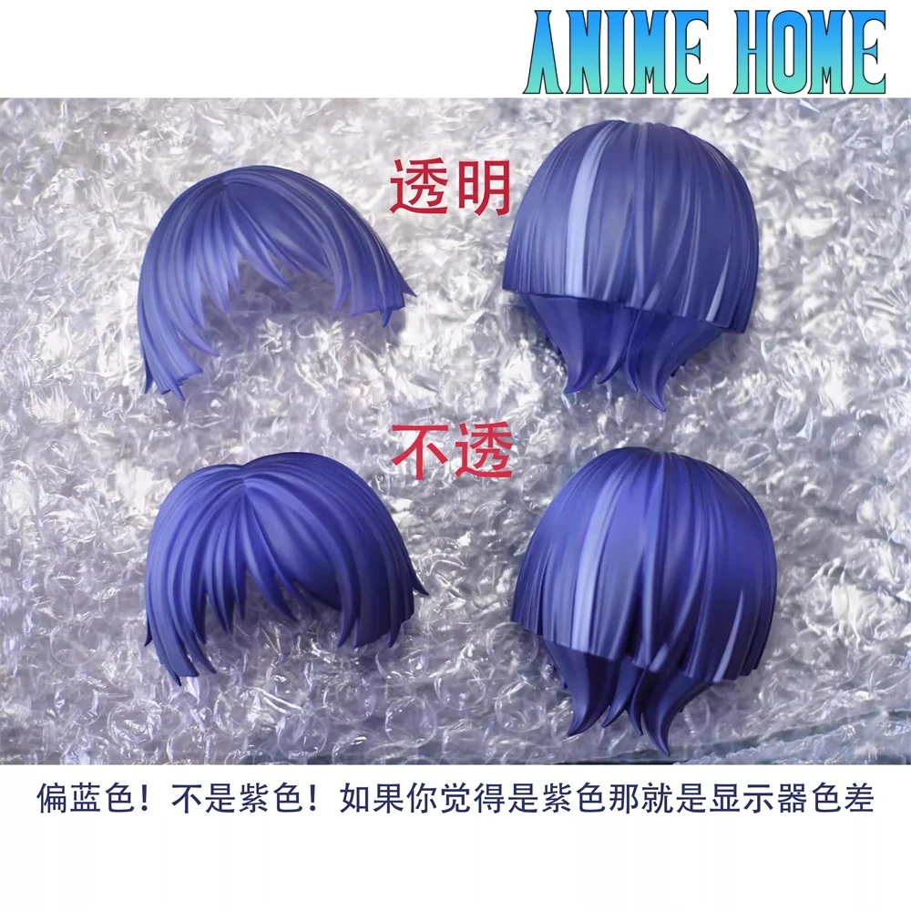 Head Shell Game Genshin Impact Scaramouche Wanderer Role Cos Handmade OB11 OB22 Hair Paint Detachable Toy Hair Plate Cosplay