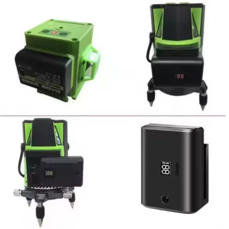 

100% новый6800 мАч, перезаряжаемый аккумулятор высокой мощности, лазерный уровень, 360 градусов, строительные инструменты для выравнивания 3D, 12 линий, мощный зеленый лазерный уровень