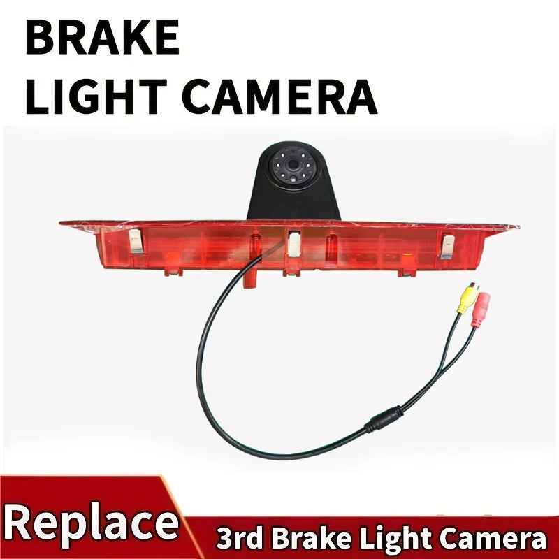 3rd Brake Light Camera for Fo-rd Transit Van 150 250 350 2014-2018 - Rear View Backup Camera Full Color Night Vision