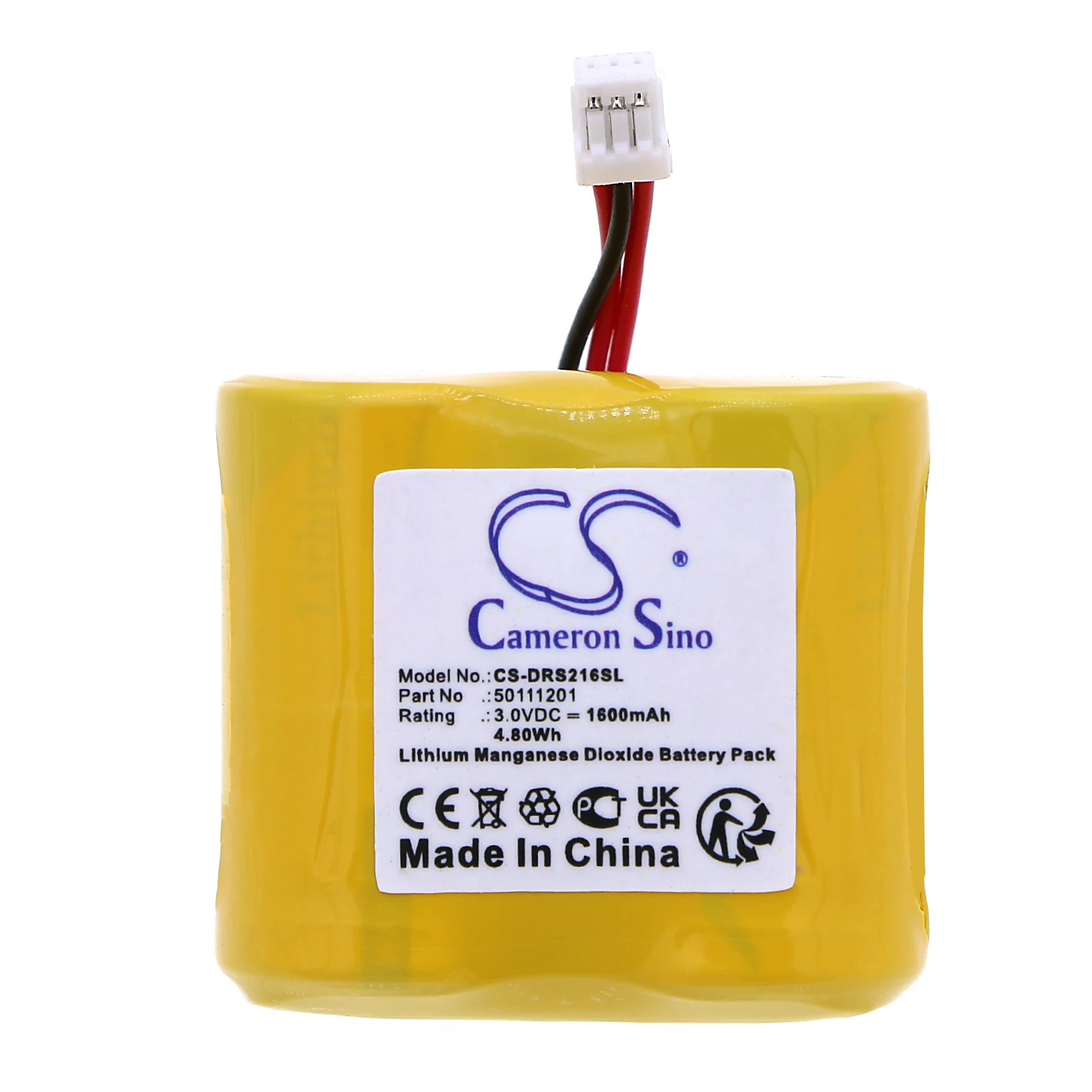 Battery for Dorma ENiQ,ELS Pro,Padlock,ENIQ Pro,Guardian,DOM ELS Pro,ELS Guardian,ENiQ Guardian,Half Cylinder (1600mAh) 3V