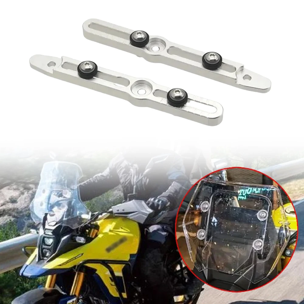 

Fit For Suzuki V-Strom 800DE vstrom DL800 2022-2024 Motorcycle CNC Accessories DL 800 DE Windscreen Adjusters Windshield Bracket