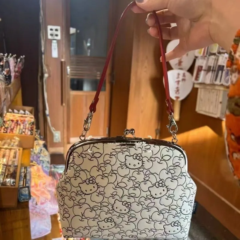 

Hello Kitty Storage Bag Kawaii Anime Cartoon Women Accessories Cute Printed Cosmetics Mobile Money Desktop Ornaments Wholesale