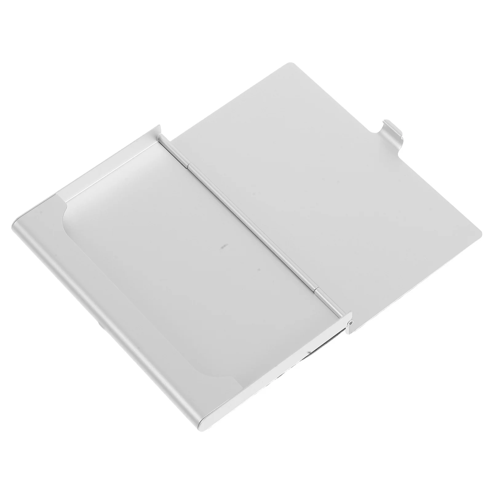 Estuche de madera para tarjetas de visita, organizador de exhibición, elegante diseño de grano de madera, compacto, portátil para configuraciones profesionales
