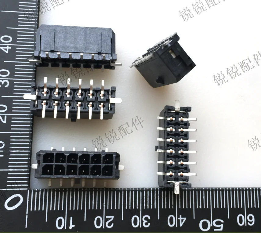 Conector de dos filas para WTB 3,0 HCS 2X6 VER SMT, nuevo, envío gratis