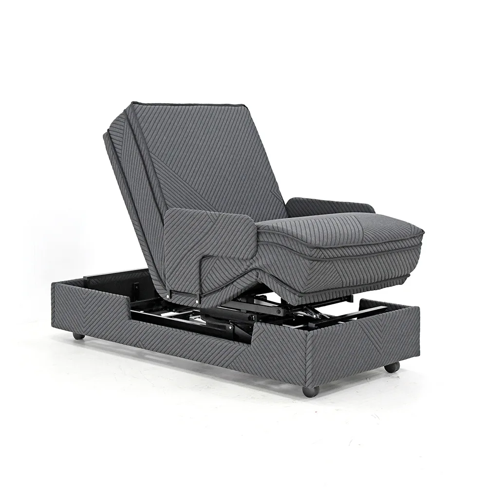 Voice intelligent electric lift five motor rotation auxiliary get up electric bed