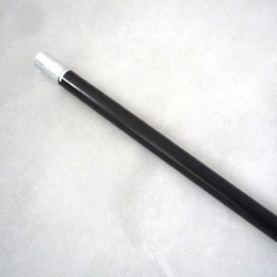 Long Black Steel Appearing Cane / Wand (1.3 Meters) Magic Tricks Professional Magician Stage Gimmick Props Silk to Cane Magia