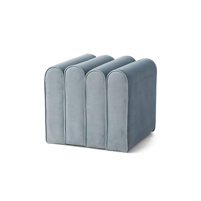 

Simple wind small apartment solid wood single chair fabric light luxury household living room single chair bedroom