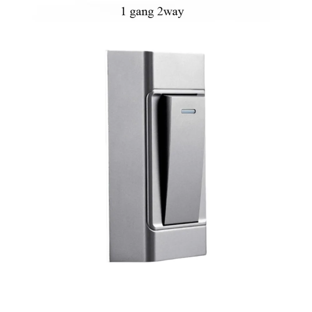New 1 Gang 1 Way Surface-mounted Control Switch 110~250V 2 Gang 2 Way Mini Switch Hand-pinched Dual Control Switch Bedroom