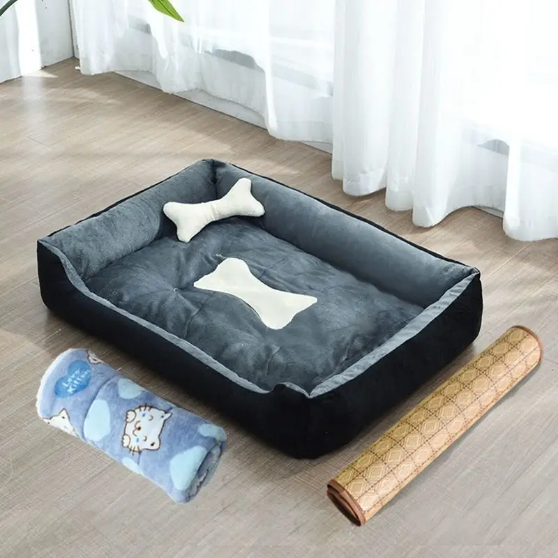 Internet Famous Pet Nest Dog Bed Dog Mat Dog Mat Cat Nest Pet Supplies Dog Nest Small Medium and Large Dog Warmth Dog Nest