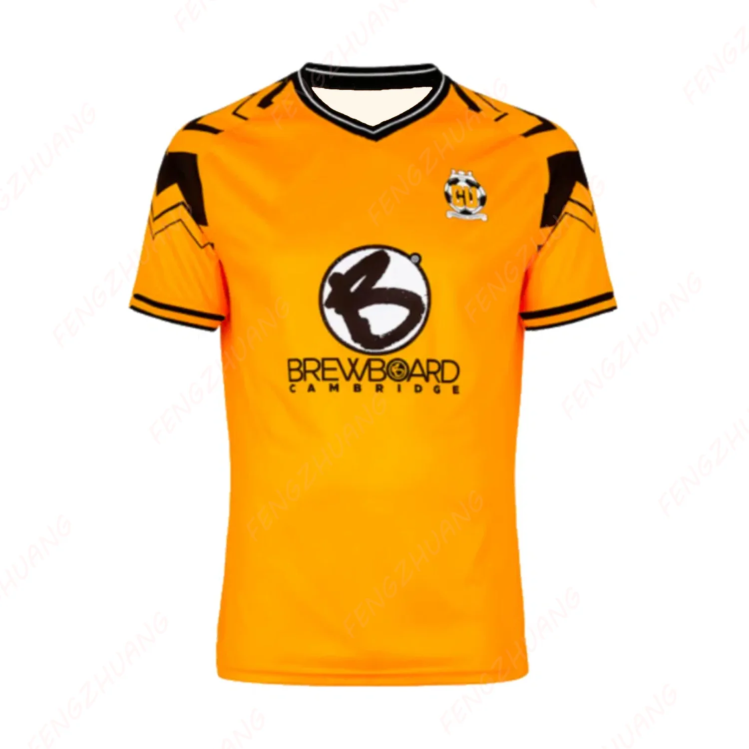 2024/25 Cambridge United Home Shirt Outdoor Quick Dry Soccer Jersey unisex Summer Classic Casual Loose T-Shirt New