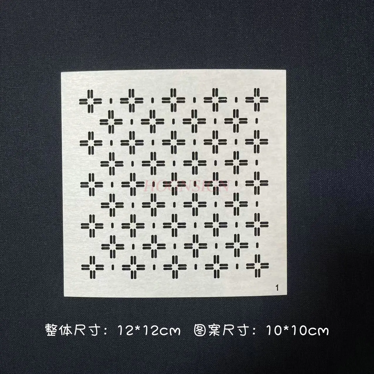 1 قطعة غرزة التطريز قالب ناعم نمط إبداعي قالب التطريز الهندسي مرسومة باليد قابلة لإعادة الاستخدام