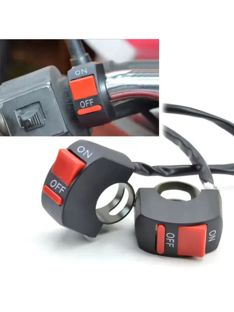 AliExpress CHTNBO Motorcycle Handlebar Flameout Switch Motorbike ON OFF Button for Moto Bike Headlight Signal Lamp Universal Control Buttton 12V