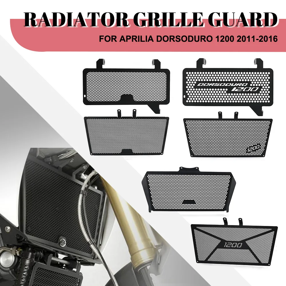 

For Aprilia Dorsoduro 1200 2011-2015-2016 Motorcycle Radiator Grille Guard Cover Oil Cooler Protection Dorsoduro1200 2017-2024