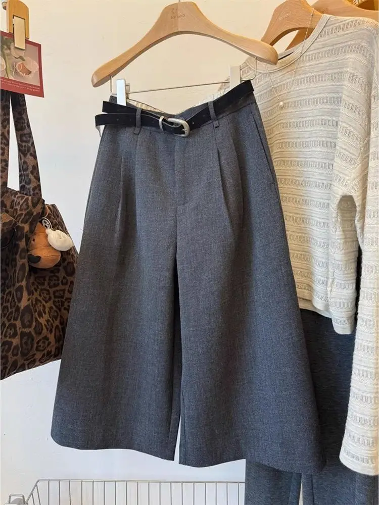 

Женские летние брюки больших размеров с высокой талией, широкие, повседневные, свободного кроя, класса люкс, дышащие, комфортные, приятные к телу