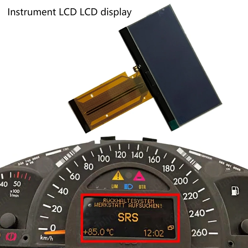 QM Instrument Cluster Pixel Missing Repair for W203 C200 C230 C240 C260 LCD Screen