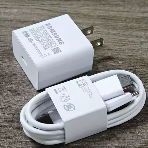 For Samsung A17 A16 A26 A36 A56 A55 A35 A15 25W Charger US Plug PD Super Fast Charge Adapter EP-T2510 For Galaxy S25 S24 S23 S22