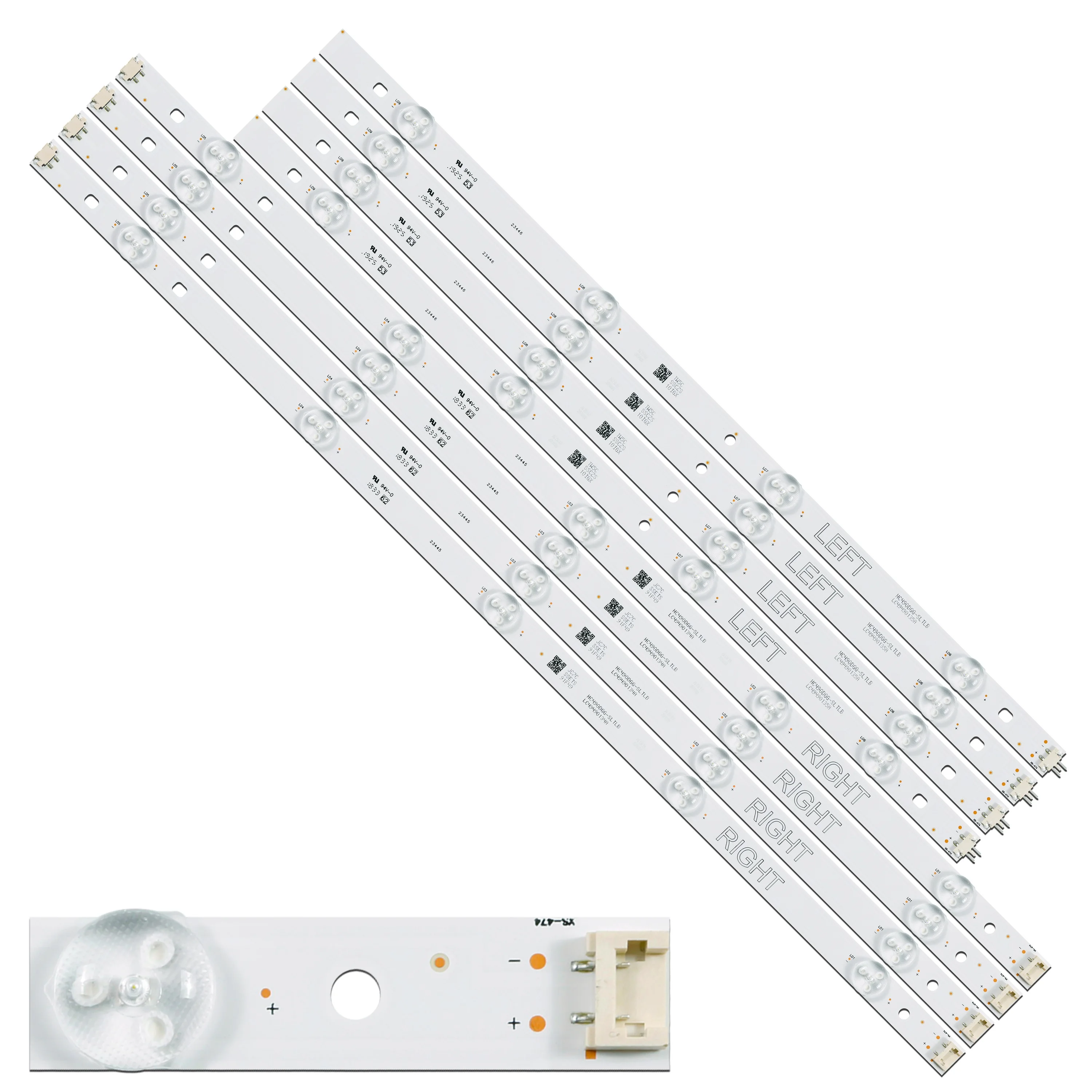 LED Strip For 49UM7300 49UM7100 49UJ6350 49UJ6300-UA 49UJ630V-ZA 49UJ6350-UC NC490DGG-AAGX1-41CA GAN01-1255A-P1 GAN01-1256A-P1