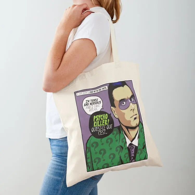 

Post-Punk Psycho Tote Bag Canvas bag university shopper bag Canvas tote bags cloth bags