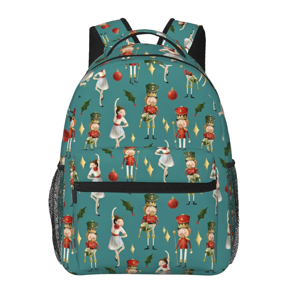 Mochilas navideñas de Cascanueces, estrellas, bailarina, violín, mochila para niños y niñas, mochilas escolares para estudiantes, mochila de viaje, bolso de hombro