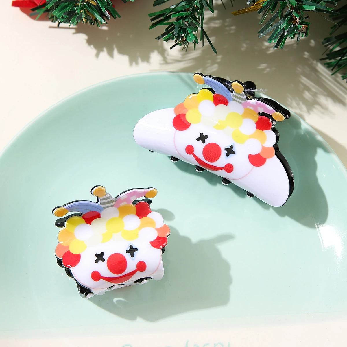 

Креативные лапы для волос клоуна, женские аксессуары для волос