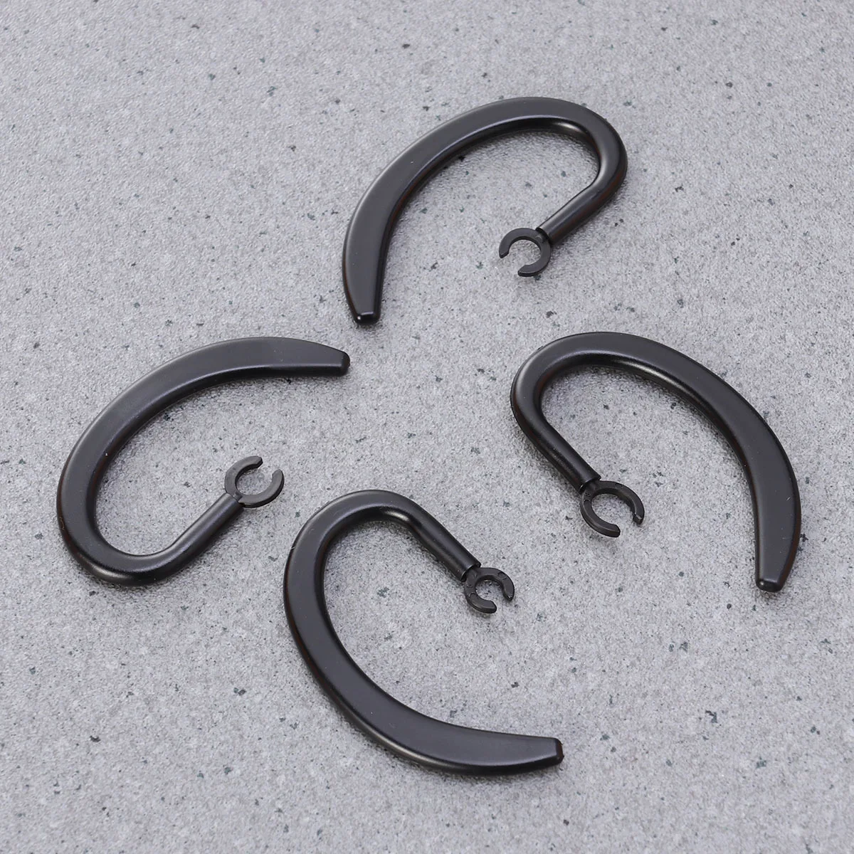 

12Pcs Headset Ear Hooks Rubber Rotate 360 Telescopic Fit for Most Wireless Earbuds with 4 Sizes Adjustable Comfortable