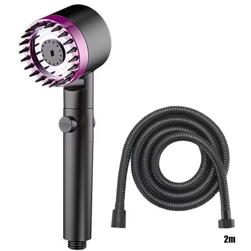 Shower filter four modes bathroom accessories head massage showerhead replete for shower heads knobs showers parts fixture home - Image 7