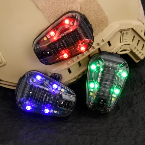 WADSN HEL STAR 6 GEN3 एयरसॉफ्ट स्पोर्ट हेलमेट हल्का नीला हरा लाल IR स्ट्रोब वाटरप्रूफ आउटडोर सर्वाइवल सेफ्टी सिग्नल फ्लैश लैंप 10 best sales एयरसॉफ्ट लाइट - №6