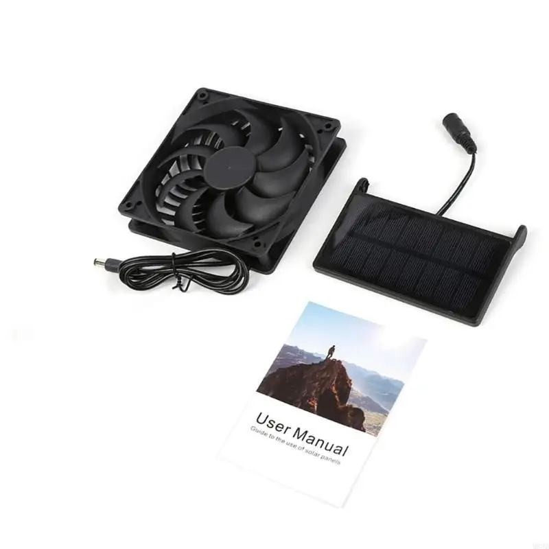 

3W Solar Powered Fan Solar Exhaust Fan for Chicken Coops, Shed, Dog House