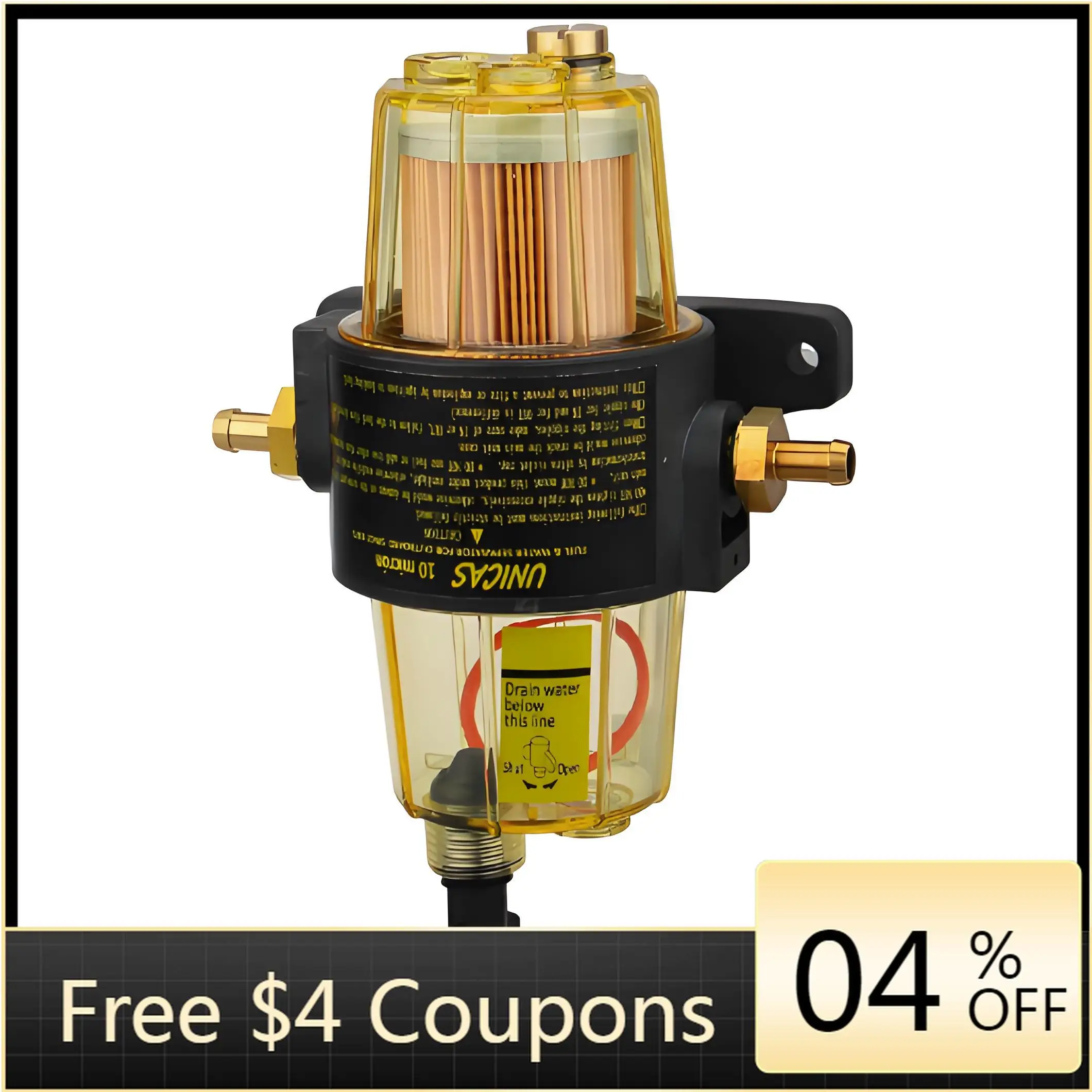 

STLF UF-10K Fuel Filter Water Separator Assembly for Yacht Boat Outboard Motors