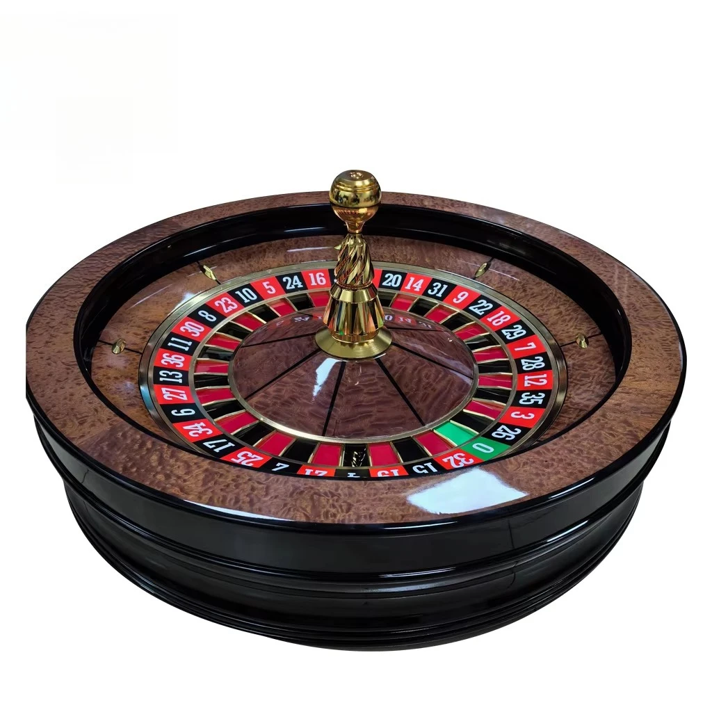

Lange 32'' Luxury Modern Roulette Wheel Professional Casino Russian Aluminum Alloy Solid Wood Construction for Entertainment