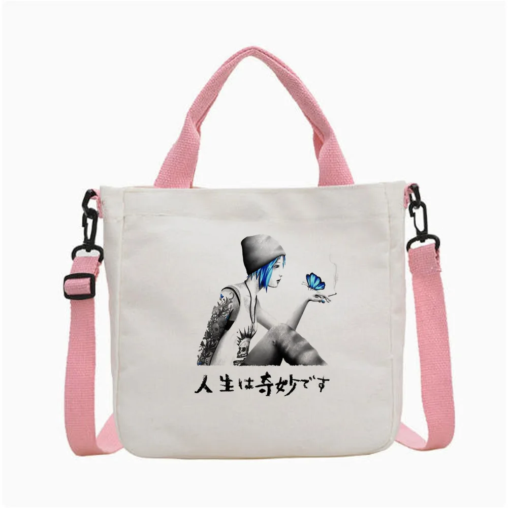 Life Is Strange tote bag y2k reusable bolsas de tela einkaufstasche woman