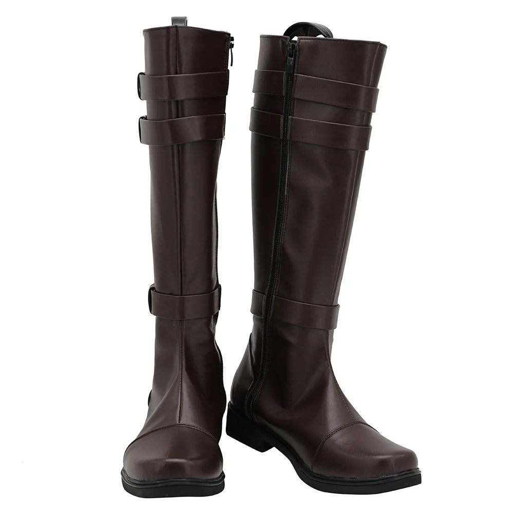 Obi Cosplay Wan Schuhe Dunkelbraune Stiefel Männer Roleplay Fantasia Schuhe Film Space Battle Verkleidung Kostüm Zubehör