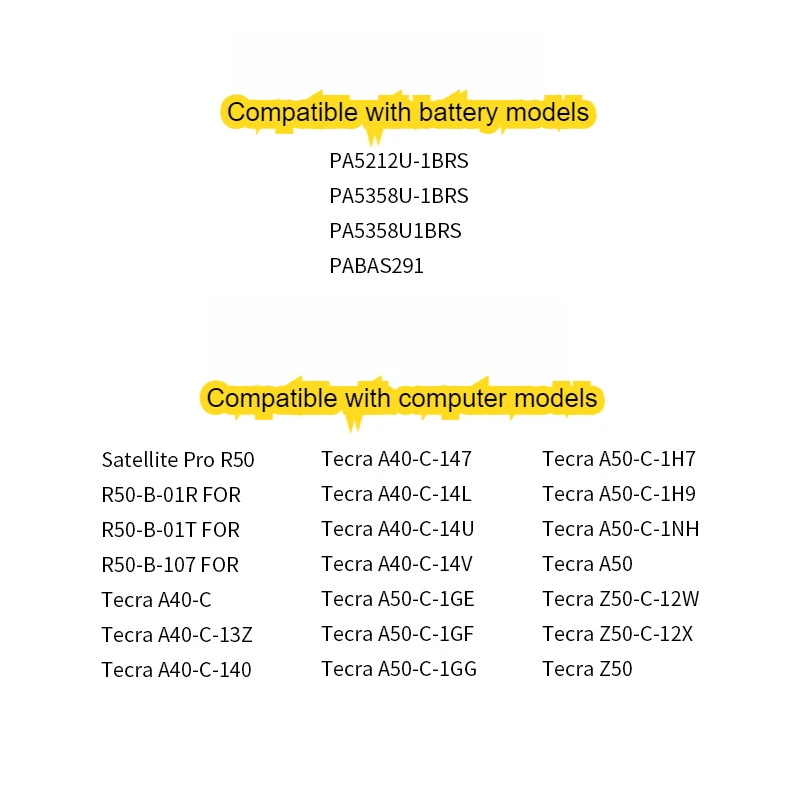 PA5212U PA5212U-1BRS بطارية توشيبا الأقمار الصناعية برو A30 A40 A50 R4 R50 Tecra A40 A50 C40 C50 Z50 Portégé A30 Z20 #5