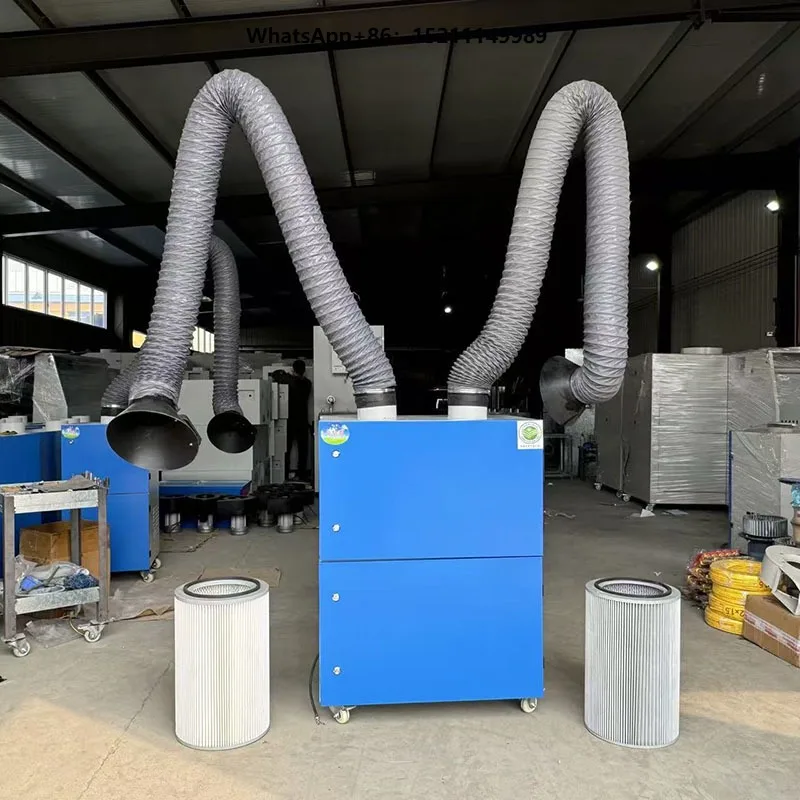 Industrial Welding Dust Collector with Filter Cartridge for Absorb the Fumes Generated During Metal Welding