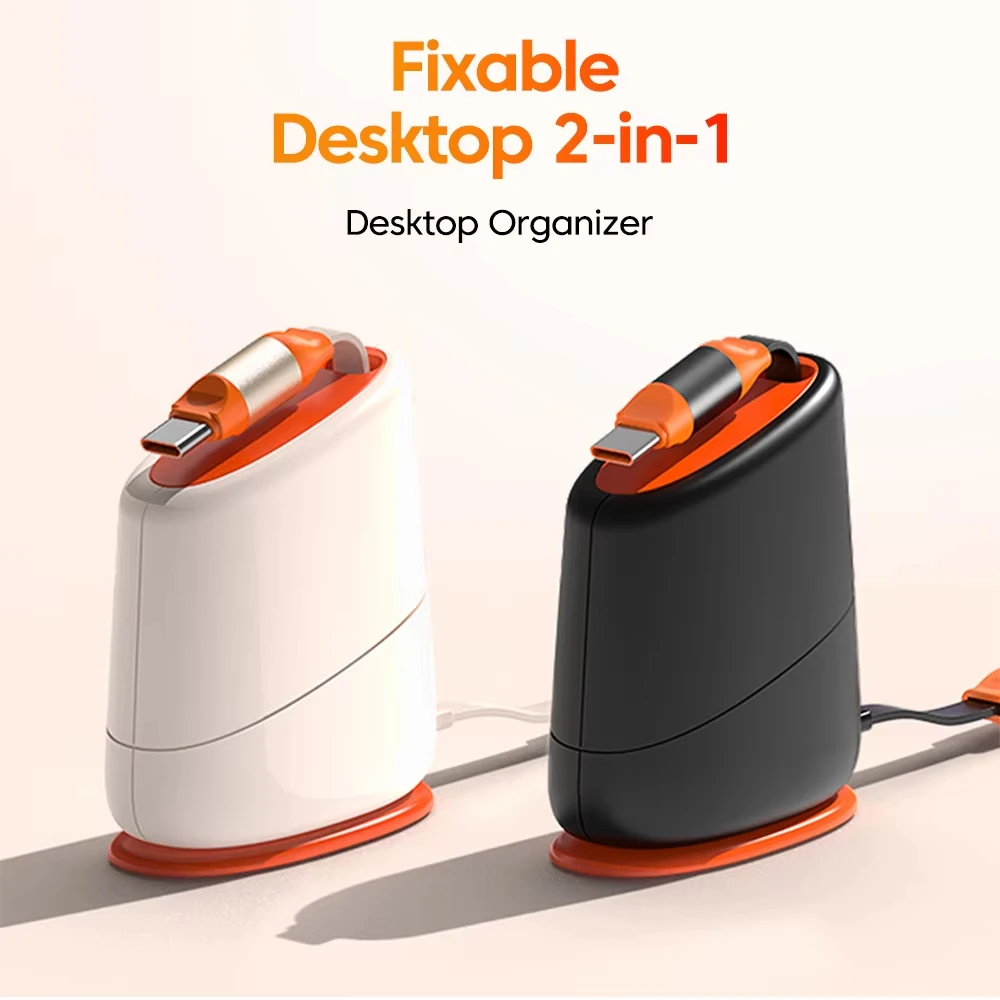 เดสก์ท็อปคงที่ 100WประเภทCถึงประเภทCสายRetractable Fastชาร์จข้อมูลสําหรับiPhone 16 15 iPad 6 Huawei Xiaomi Quick Charge