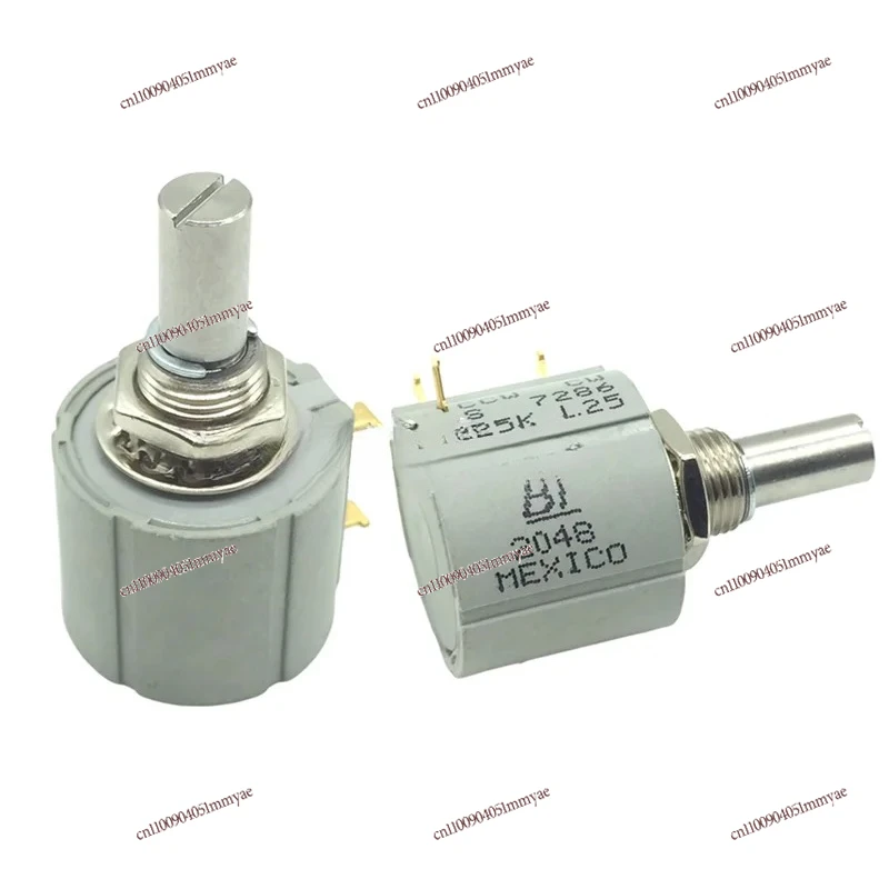 

Multi-coil Wire Wound Potentiometer 7286R1K 2K 5k 10k L.25