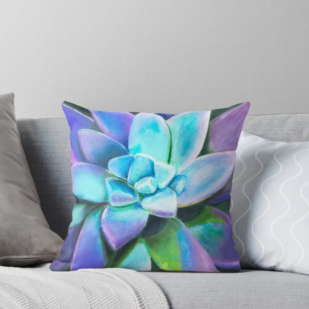 

Colorful Succulent Throw Pillow Decorative Cushion Cover Couch Pillows