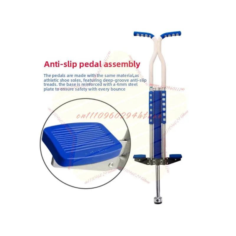 PN098 Double  Jumping Children Jumping Pole Stick Bouncing Pole Adults Steel Pipe Jumping Stilts Teenagers Stick