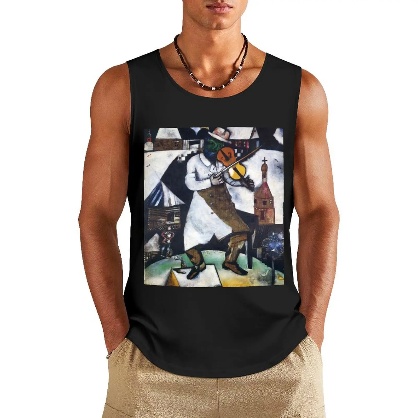 The fiddler by Marc Chagall (1913) Tank Top best selling products anime fitness