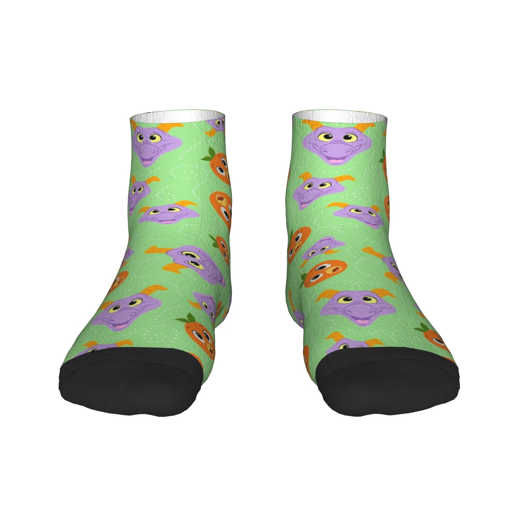 Festival Fresh - Figment and orange bird (green) Socks Harajuku Super Soft Stockings All Season Socks Accessories for Man Woman