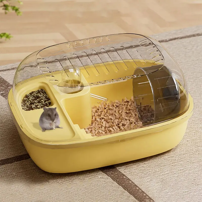 

New Hamster Transparent Luxury Mini Villa Small Mouse Cage