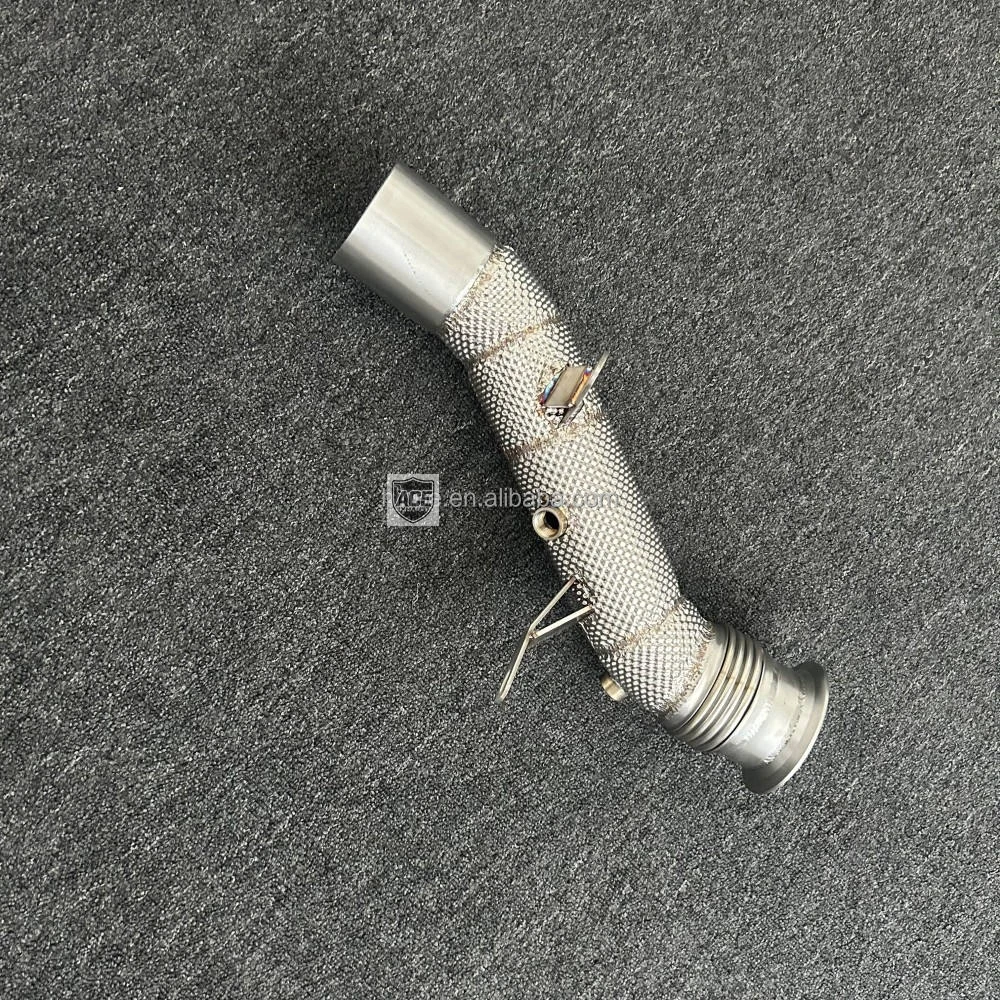 Auspuff-Downpipe für BMW 535i N55 3.0T 2011-2016 304 Edelstahl Performance Racing Hochleistungs-Turbolader-Rohr-Kit-Teil – Detail 5