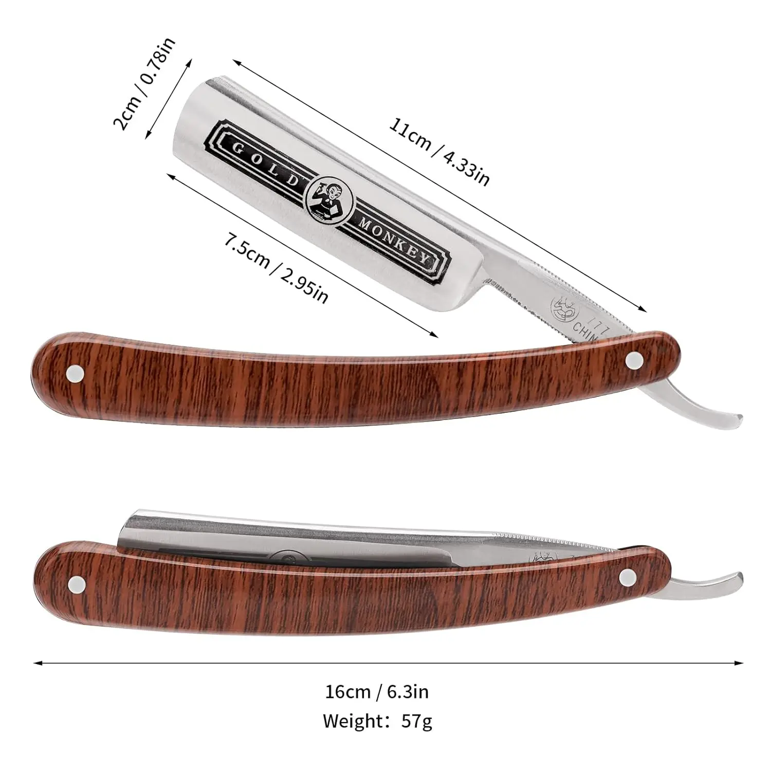 Barber Manual Shaving Razor Men Folding Straight Edge Beard Cutter Barbershop Shavette Trimming Whisker Styling Tools Supplies ﻿
