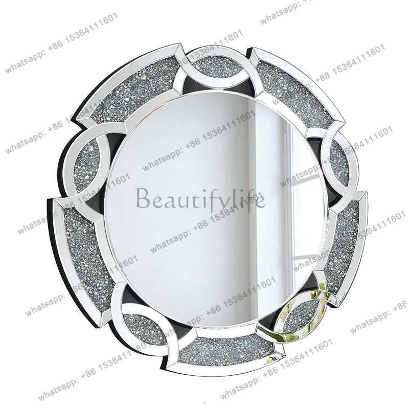 European neoclassical decorative mirror entrance bathroom fashion makeup mirror 2124