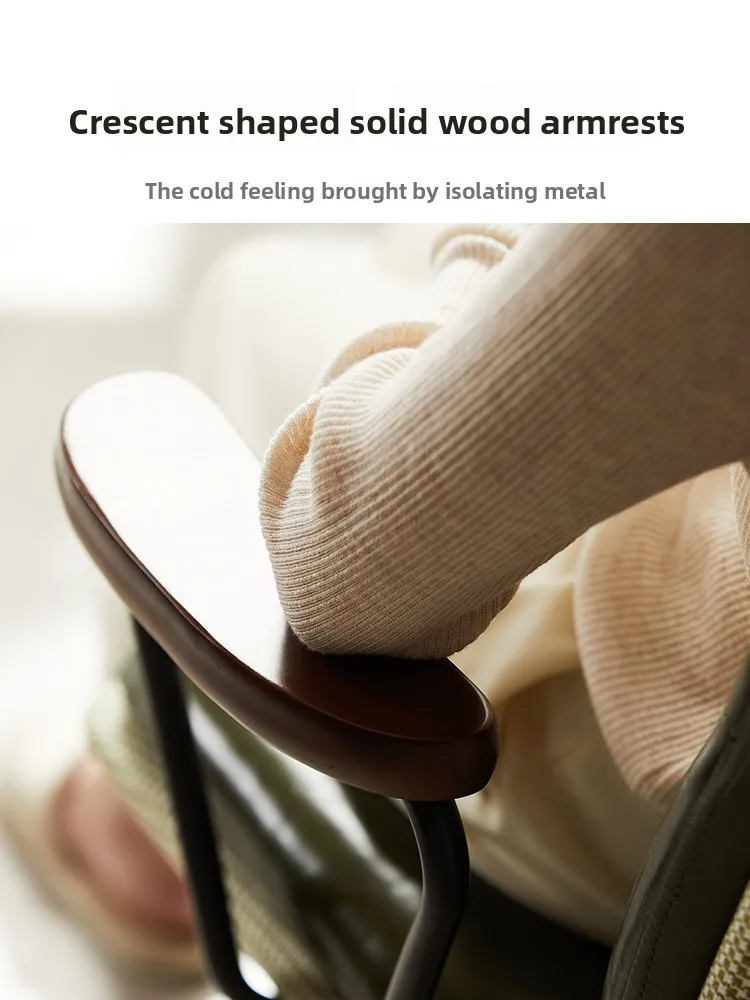 Luxury Leather Office Chair Comfortable Home Computer Chair Adjustable Swivel Chair for Bedroom Study Long Sitting