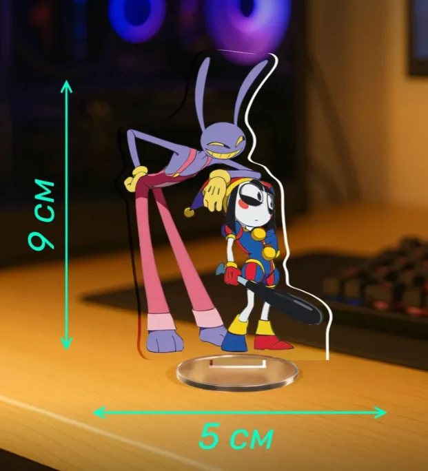 15Cm Acrylic Standees for Pomni Jax Caine Anime Amazingdigitalcircus Standee Desktop Collection Accessories Decoration Fan Gift view 4