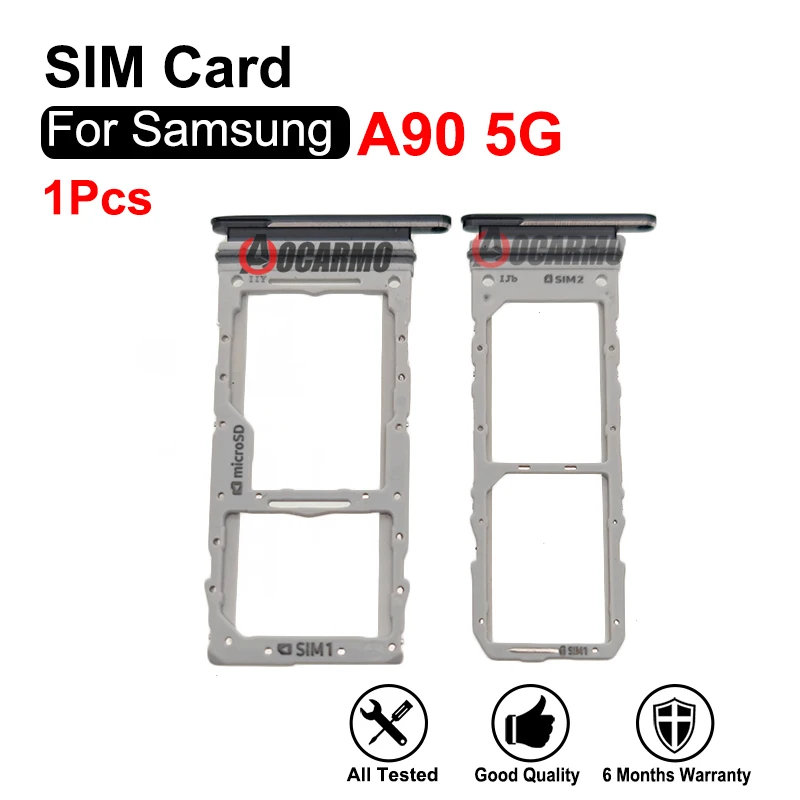 Sim Card For Samsung Galaxy A90 5G Sim Tray MicroSD Holder Nano Slot Replacement Part