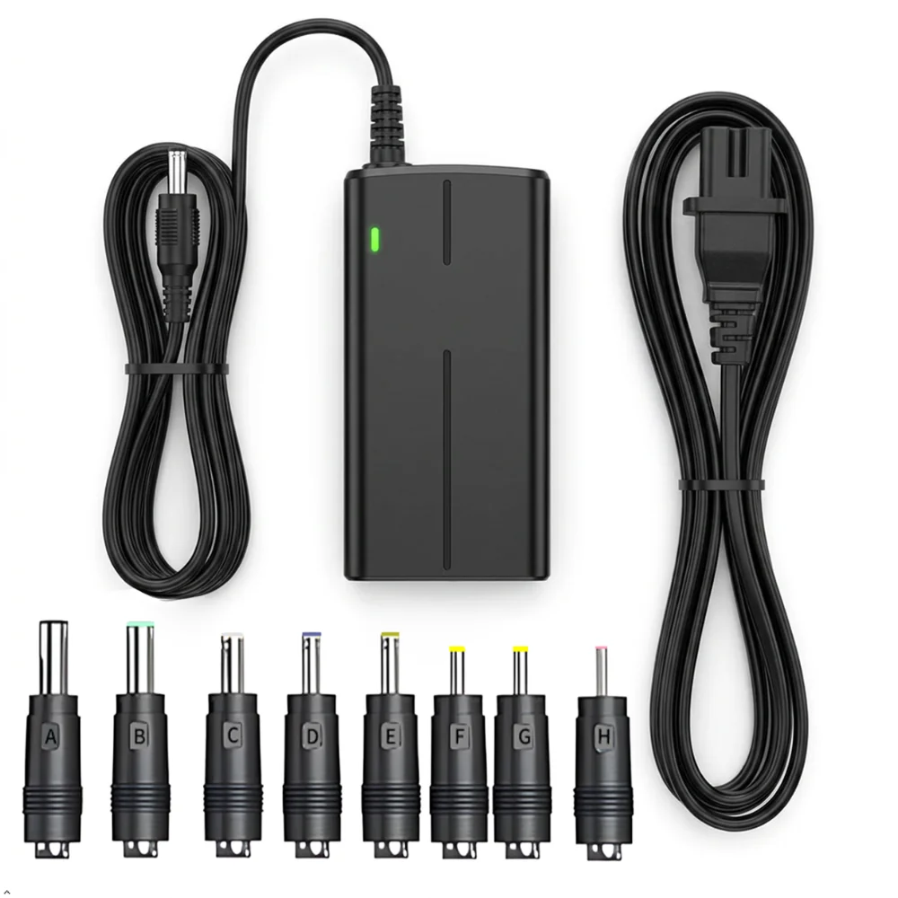 72W 36V 2A Desktop Power Adapter Universal AC/DC Switching Supply with 8-in-1 Converter & AC Power Cord
